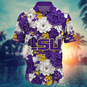 LSU TIGERS NCAA Flower Hawaii Shirt For Fans Ver 9