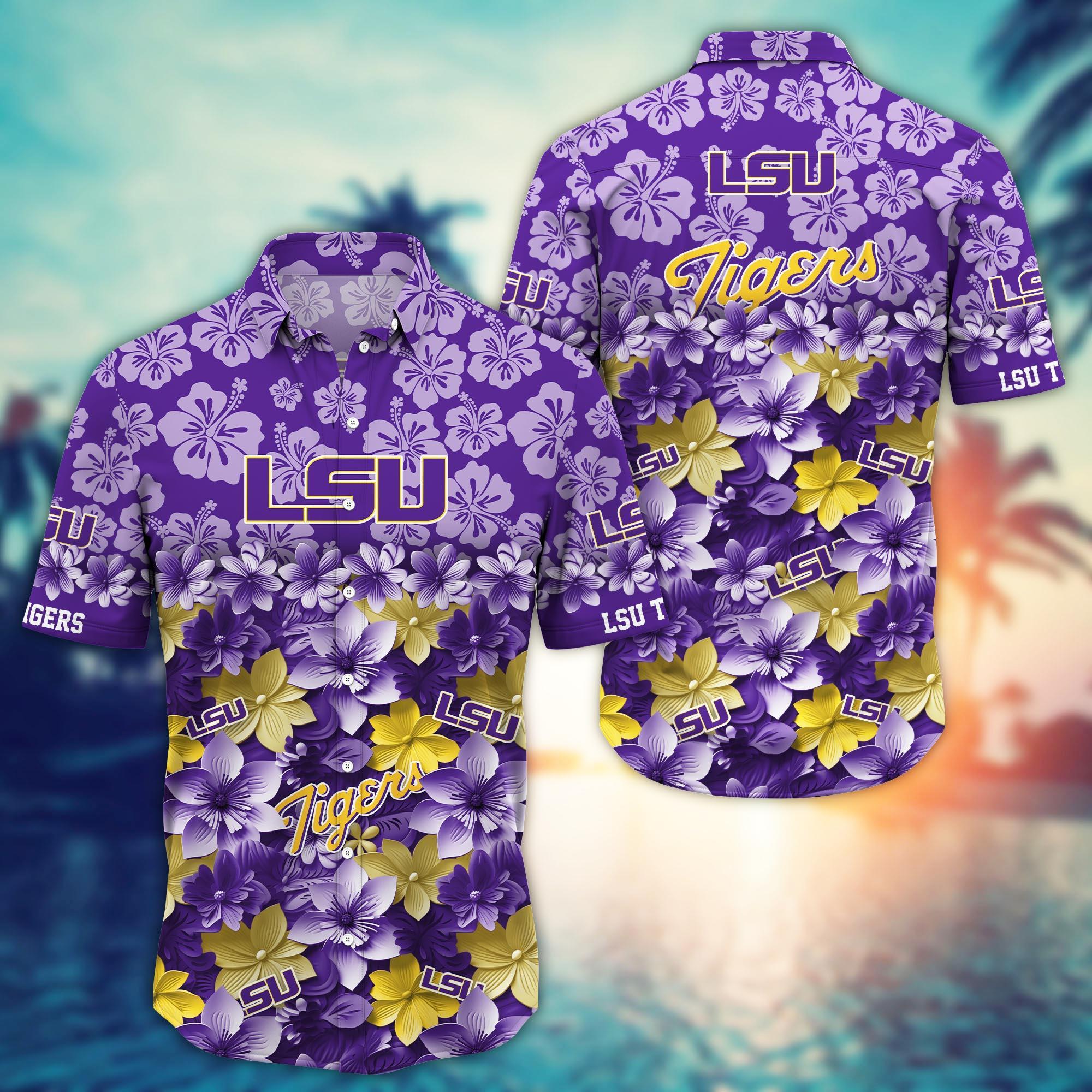 LSU TIGERS NCAA Hawaiian Shirt Gift For Fan