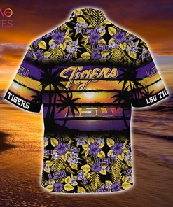 LSU TIGERS Summer Hawaiian Shirt - Sporty and Floral Pattern Shirt for Tigers Sports Enthusiasts
