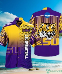 LSU Tigers Hawaiian Shirt and Shorts Set for Men 