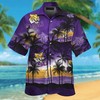 LSU Tigers Tropical Aloha Hawaiian Shirt Set for Men and Women in summer