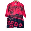Large Cotton Short Sleeve Hawaiian Button-Up Georgia Bulldogs Shirt - Trendy and Stylish 