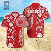 Let the Samoan Print Do the Talking with NCAA Wisconsin Badgers Samoan Print Hawaiian Shirt