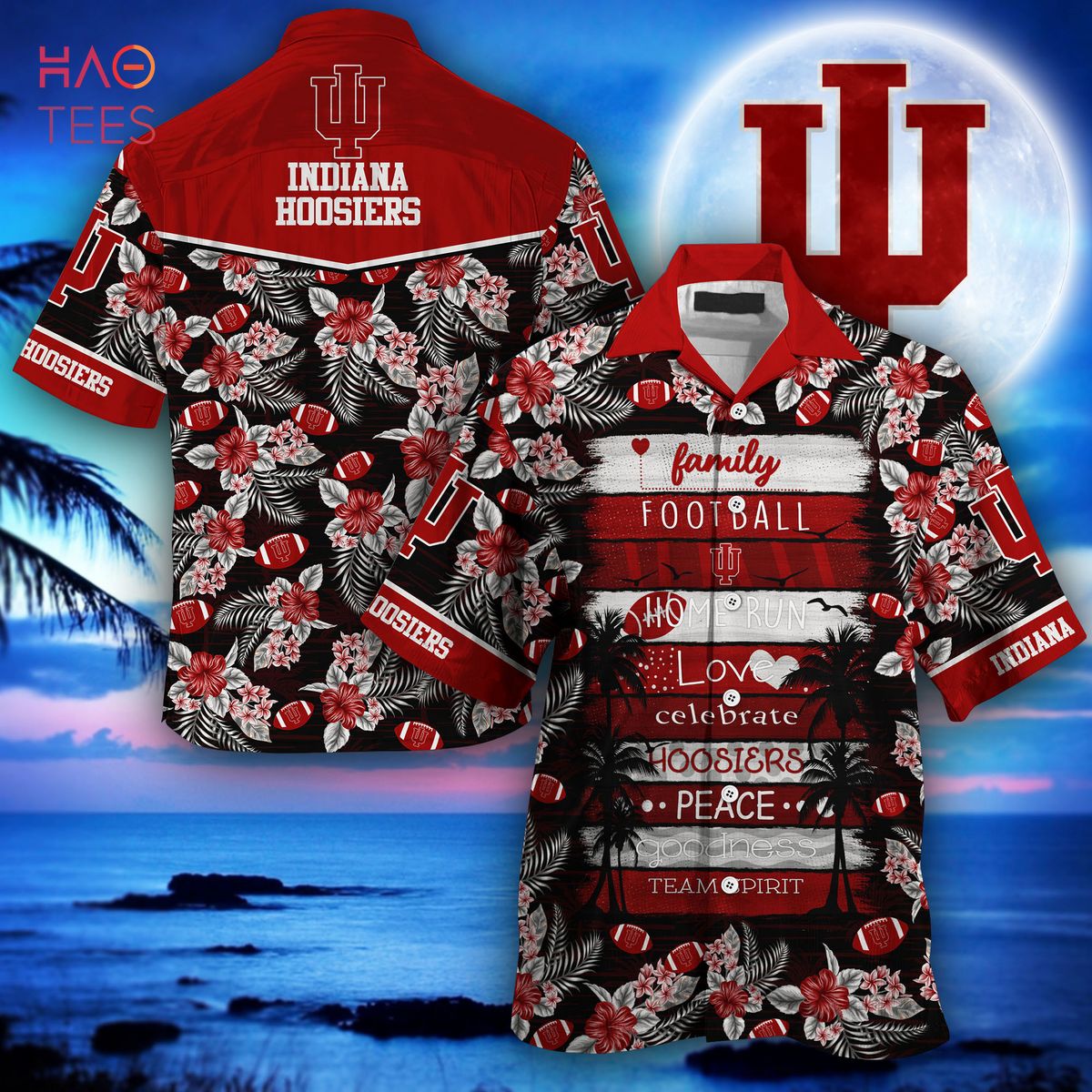Limited Edition Indiana Hoosiers Hawaiian Shirt - New Gift For Summer