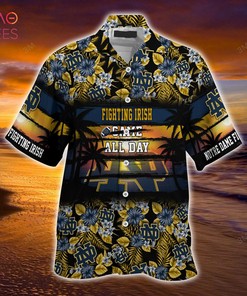 Limited Edition Notre Dame Fighting Irish Sport Enthusiast Hawaiian Shirt with Floral Pattern This Year