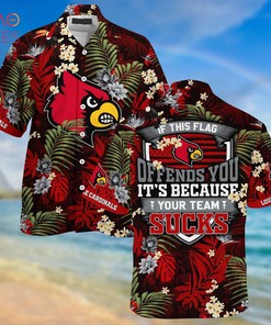 Limited Edition Summer Hawaiian Shirt and Shorts with Tropical Patterns for Louisville Cardinals Fans 