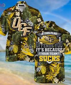 Limited Edition UCF Knights Summer Hawaiian Shirt and Shorts with Tropical Patterns