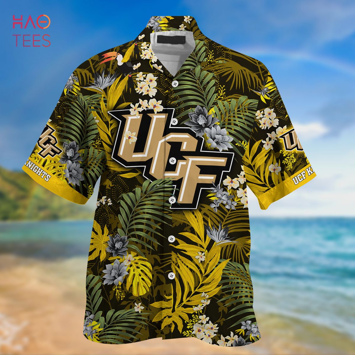 Limited Edition UCF Knights Summer Hawaiian Shirt and Shorts with Tropical Patterns