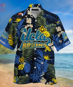 Limited Edition UCLA Bruins Summer Hawaiian Shirt and Shorts with Tropical Patterns