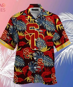 Limited Edition USC Trojans Summer Hawaiian Shirt and Shorts - Stress Blessed Obsessed Design
