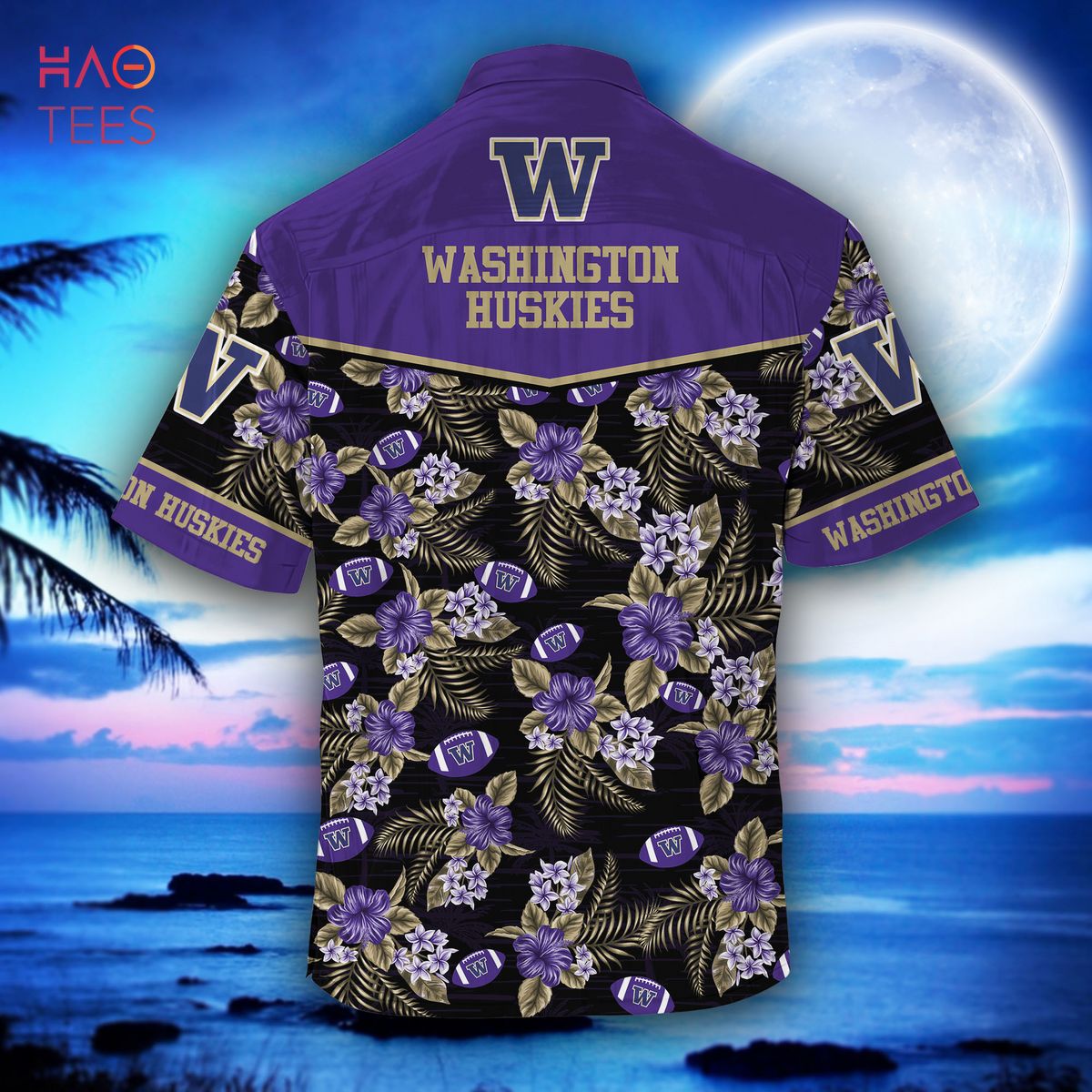Limited Edition: Washington Huskies Hawaiian Shirt, Perfect Gift for Summer