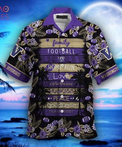 Limited Edition: Washington Huskies Hawaiian Shirt, Perfect Gift for Summer