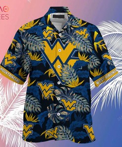 Limited Edition West Virginia Mountaineers Summer Hawaiian Shirt and Shorts - Stress Blessed Obsessed Design
