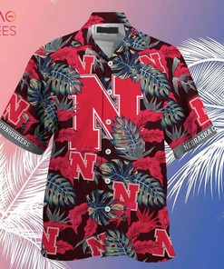 Limited Summer Hawaiian Shirt and Shorts for Fans - Stress Blessed Obsessed Nebraska Cornhuskers