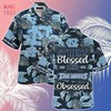 Limited Summer Hawaiian Shirt and Shorts for Fans - Stress Blessed Obsessed North Carolina Tar Heels