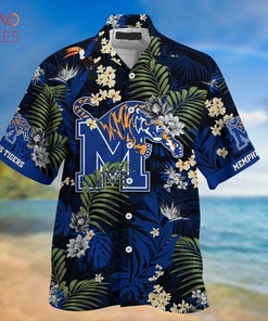 Limited Summer Hawaiian Shirt and Shorts with Tropical Patterns for Memphis Tigers Fans