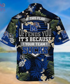 Limited Summer Hawaiian Shirt and Shorts with Tropical Patterns for Memphis Tigers Fans