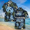 Limited Summer Hawaiian Shirt and Shorts with Tropical Patterns for North Carolina Tar Heels Fans