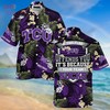 Limited Summer Hawaiian Shirt and Shorts with Tropical Patterns for TCU Horned Frogs Fans