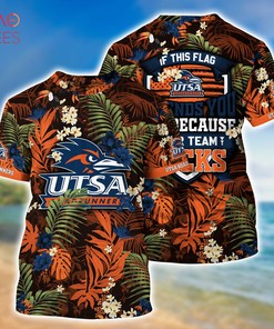 Limited Summer Hawaiian Shirt and Shorts with Tropical Patterns for UTSA Roadrunners Fans