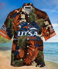 Limited Summer Hawaiian Shirt and Shorts with Tropical Patterns for UTSA Roadrunners Fans
