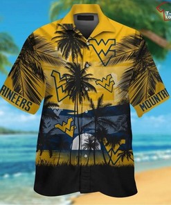 Look Cool with NCAA West Virginia Mountaineers Blue Hawaiian Shirt for Men and Women