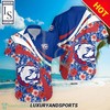 Louisiana Tech Bulldogs NCAA Men's Tropical Hibiscus Flower Hawaiian Shirt 