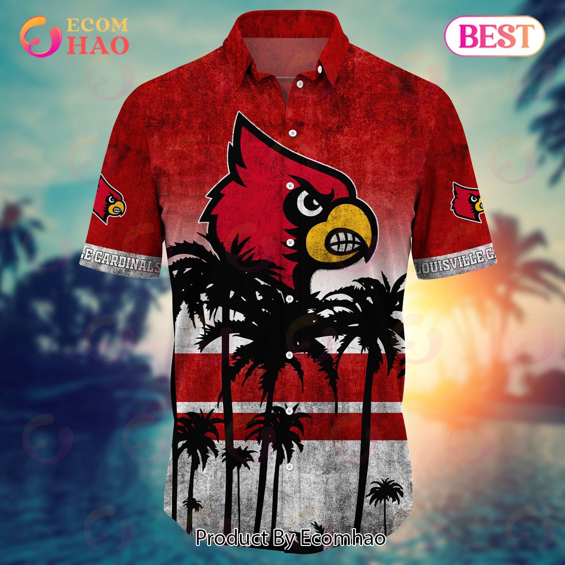 Louisville Cardinals Hawaii Shirt & Short Style, Hot Trending Summer Clothing