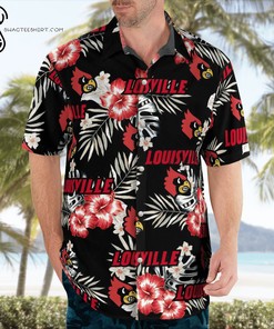 Louisville Cardinals Hawaiian Shirts and Beach Shorts for Summer