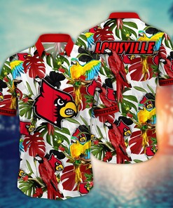Louisville Cardinals NCAA Flower Hawaii Shirt For Fans Ver 1