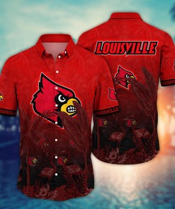 Louisville Cardinals NCAA Flower Hawaii Shirt For Fans Ver 10