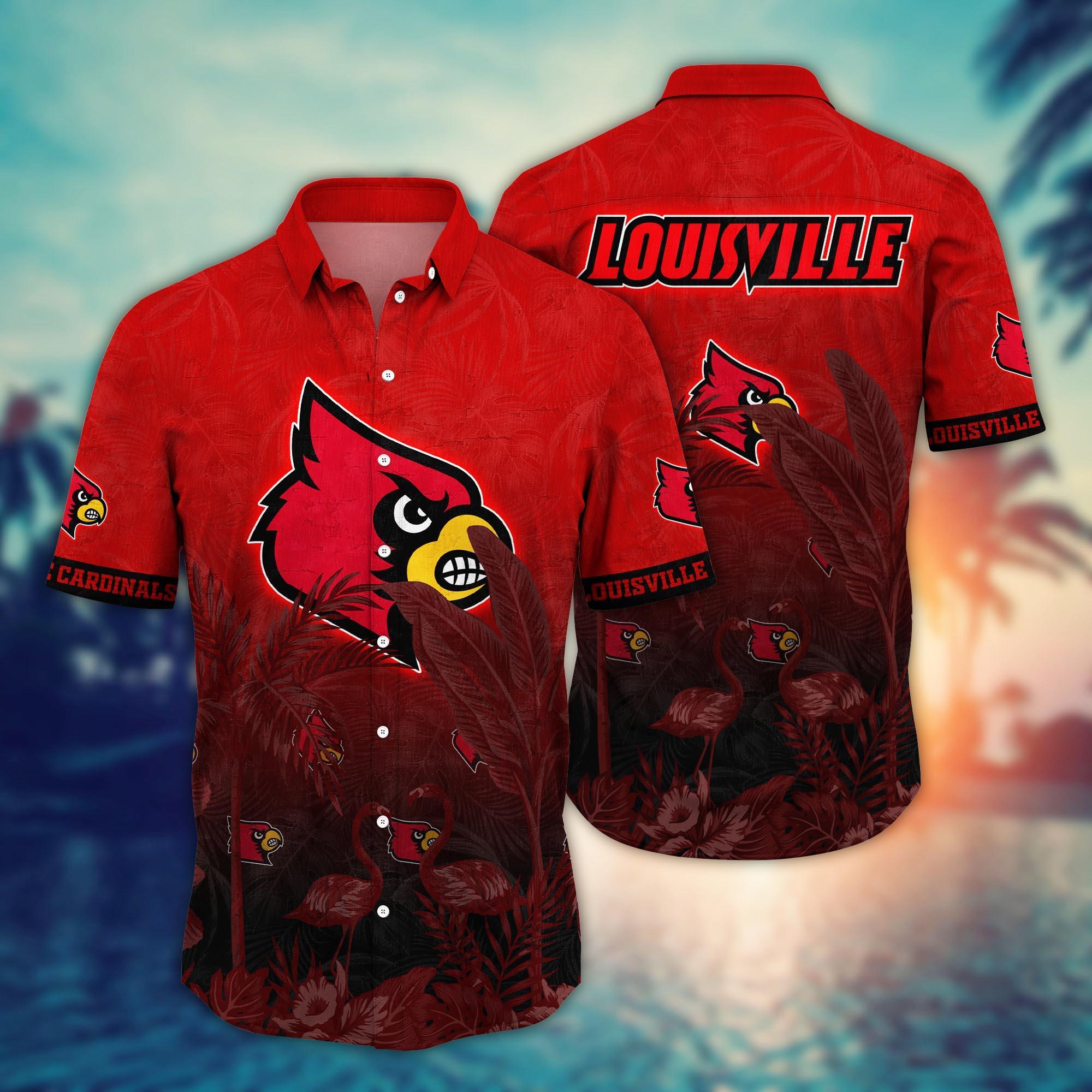 Louisville Cardinals NCAA Flower Hawaii Shirt For Fans Ver 10