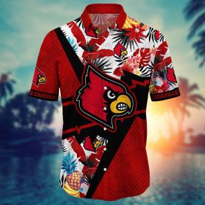 Louisville Cardinals NCAA Flower Hawaii Shirt For Fans Ver 12