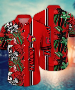 Louisville Cardinals NCAA Flower Hawaii Shirt For Fans Ver 13