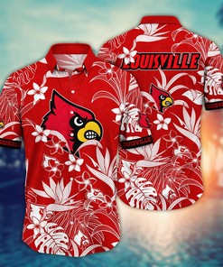 Louisville Cardinals NCAA Flower Hawaii Shirt For Fans Ver 14