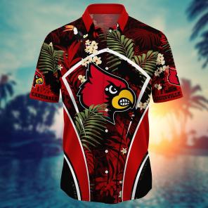 Louisville Cardinals NCAA Flower Hawaii Shirt For Fans Ver 15
