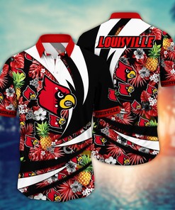 Louisville Cardinals NCAA Flower Hawaii Shirt For Fans Ver 16