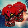 Louisville Cardinals NCAA Flower Hawaii Shirt For Fans Ver 18