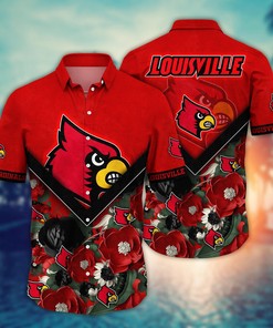 Louisville Cardinals NCAA Flower Hawaii Shirt For Fans Ver 18