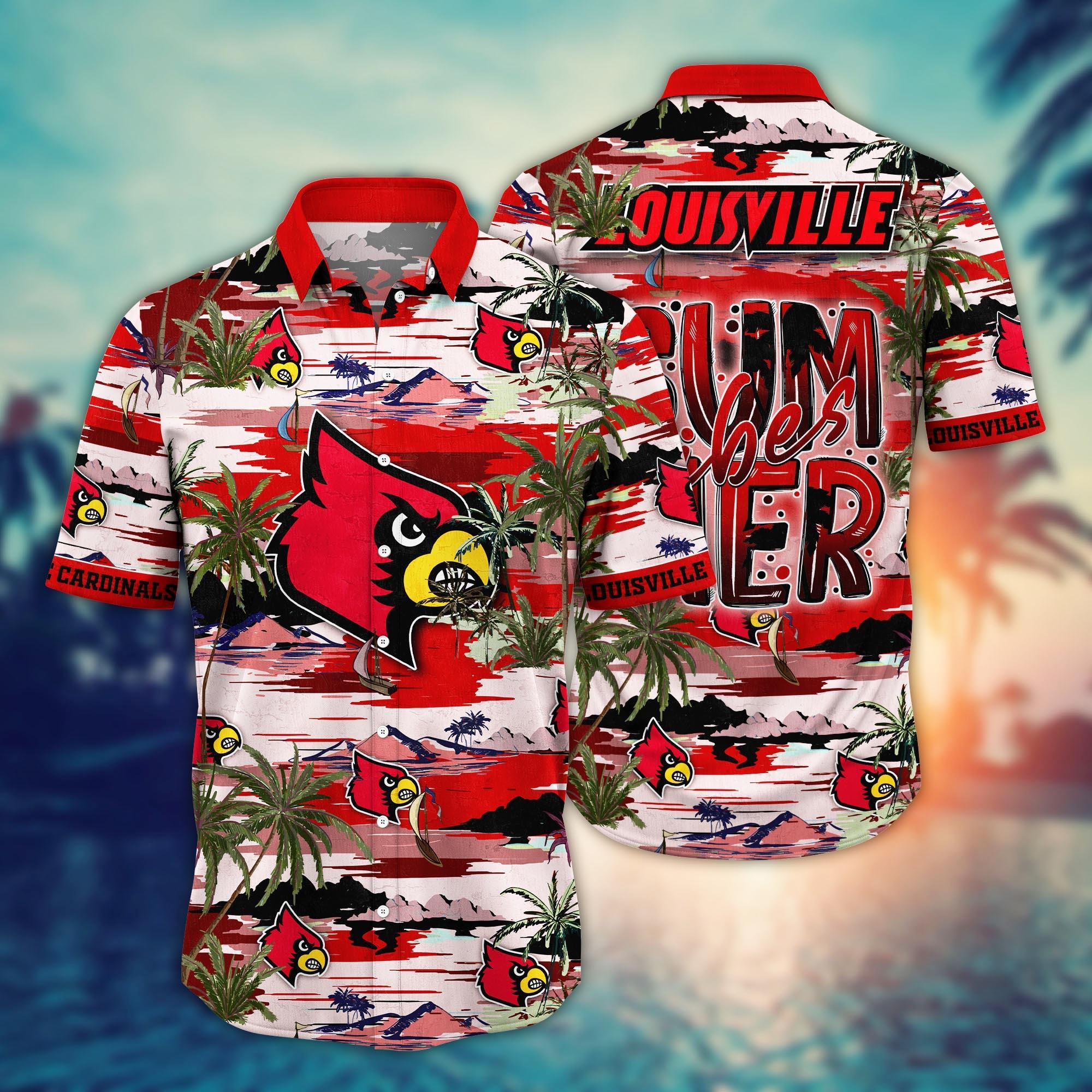 Louisville Cardinals NCAA Flower Hawaii Shirt For Fans Ver 19