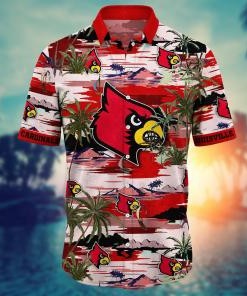 Louisville Cardinals NCAA Flower Hawaii Shirt For Fans Ver 19