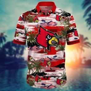 Louisville Cardinals NCAA Flower Hawaii Shirt For Fans Ver 19