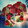 Louisville Cardinals NCAA Flower Hawaii Shirt For Fans Ver 2