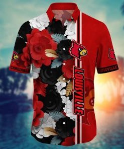 Louisville Cardinals NCAA Flower Hawaii Shirt For Fans Ver 25