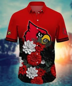 Louisville Cardinals NCAA Flower Hawaii Shirt For Fans Ver 27