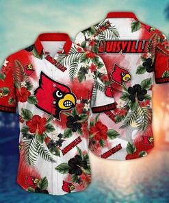 Louisville Cardinals NCAA Flower Hawaii Shirt For Fans Ver 29