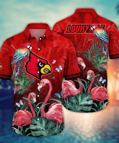 Louisville Cardinals NCAA Flower Hawaii Shirt For Fans Ver 30
