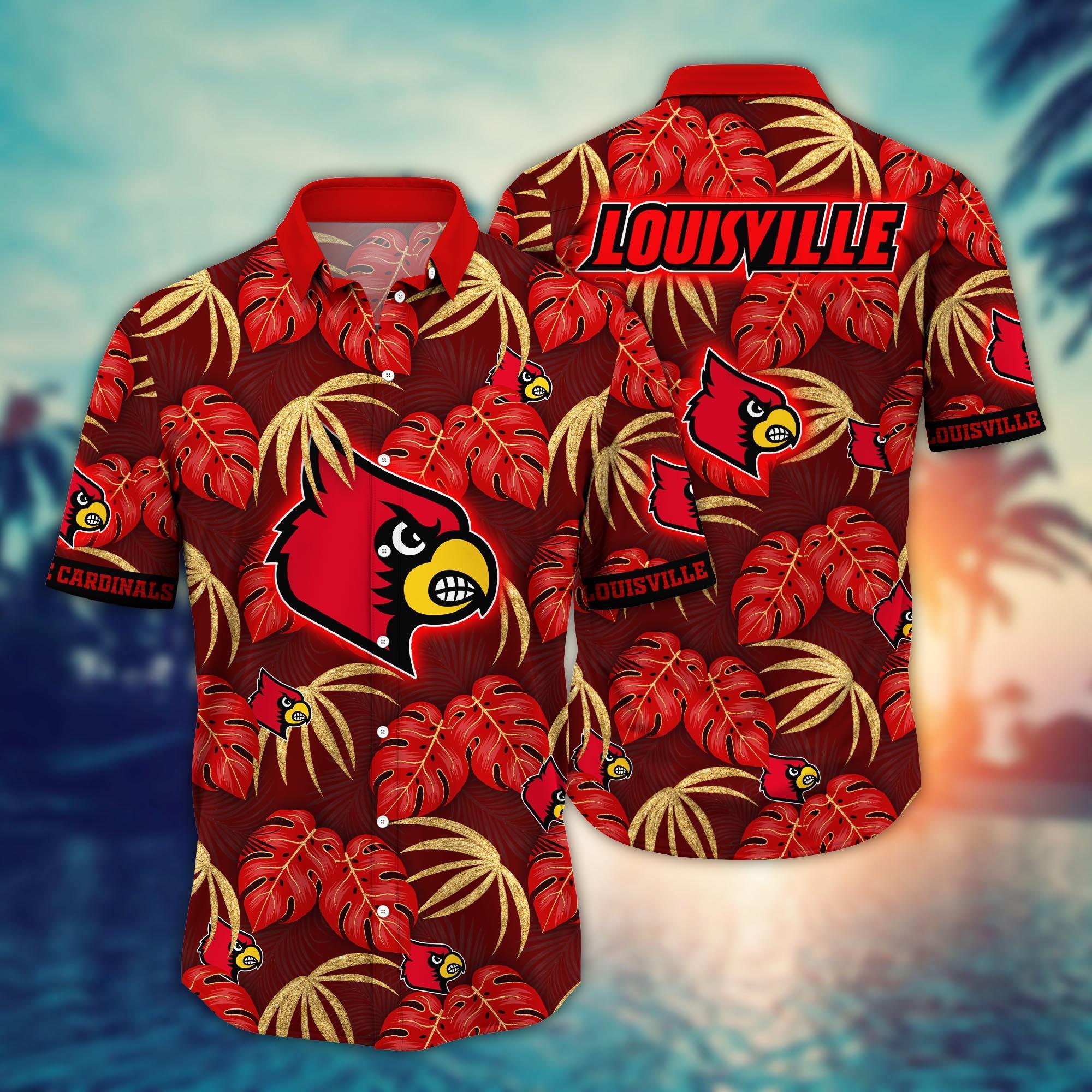 Louisville Cardinals NCAA Flower Hawaii Shirt For Fans Ver 31