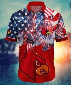 Louisville Cardinals NCAA Flower Hawaii Shirt For Fans Ver 32