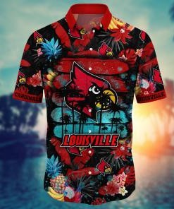 Louisville Cardinals NCAA Flower Hawaii Shirt For Fans Ver 34